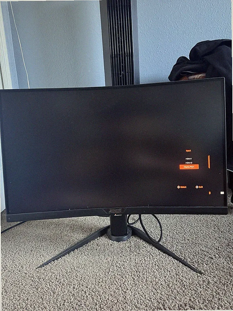 AORUS CV27F Curved 27 Inch LED Gaming Monitor Used Great Condition No Box