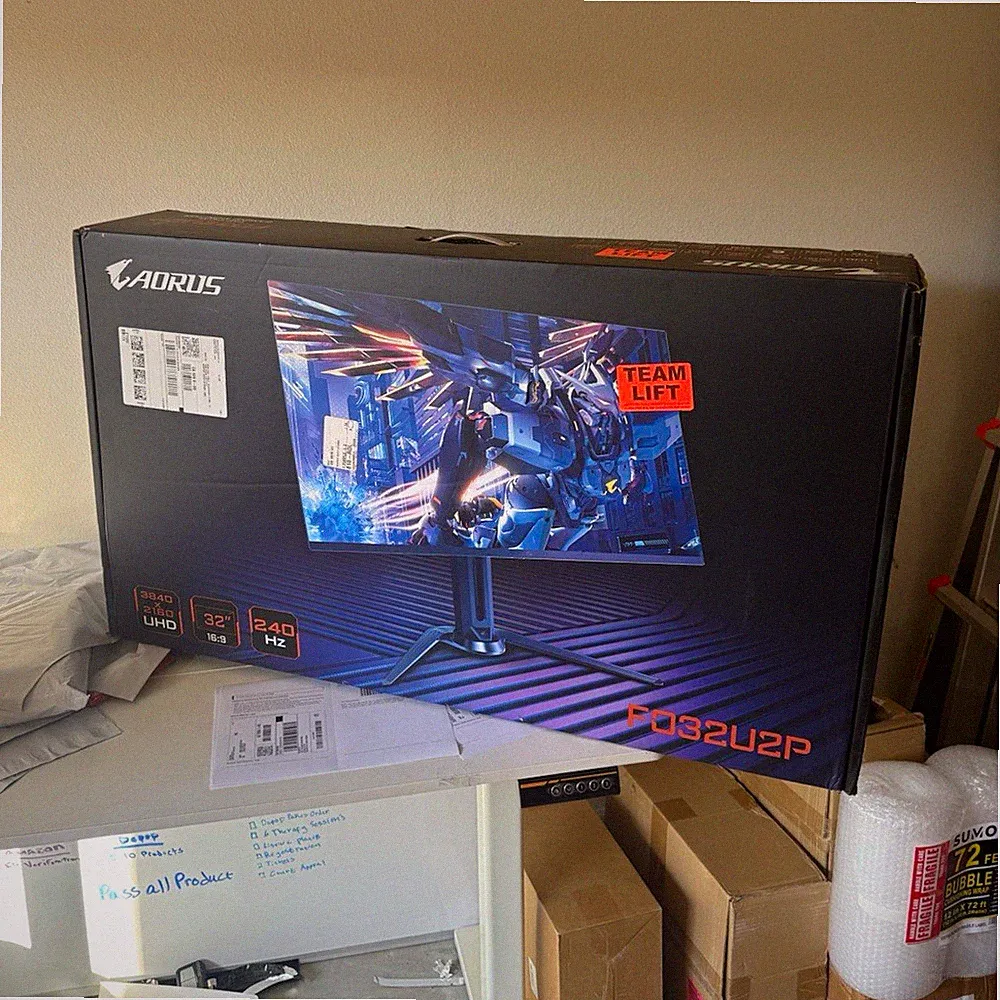 AORUS FO32U2P 32in OLED 4K UHD 240Hz Gaming Monitor USB-C Adaptive-Sync