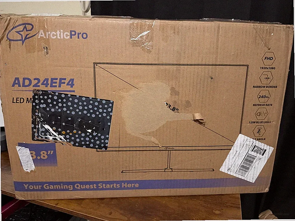 ArcticPro AD24EF4 23.8" LED Monitor FHD 240Hz Gaming Narrow Border Black