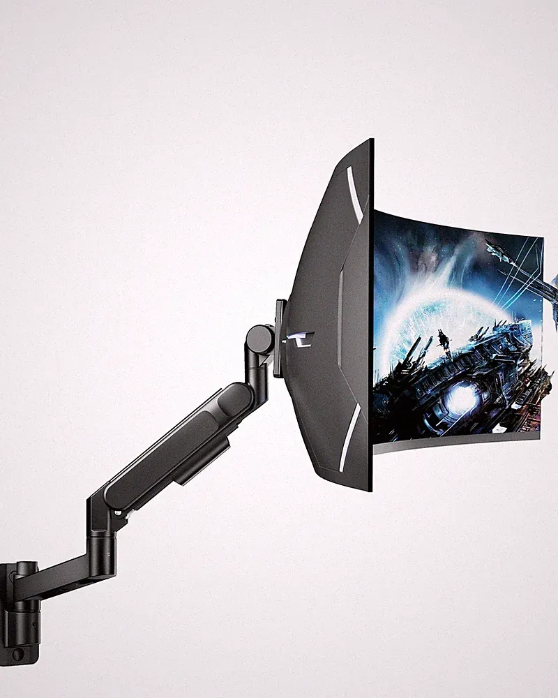 ARES WING Monitor Wall Mount for 24-57 Inch Ultrawide Gaming Screens, Premium
