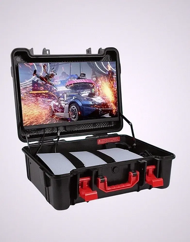 ARMORR GAMERSBOX 21.5" FHD IPS Portable Gaming Display Case Open Box PS5 Xbox PC