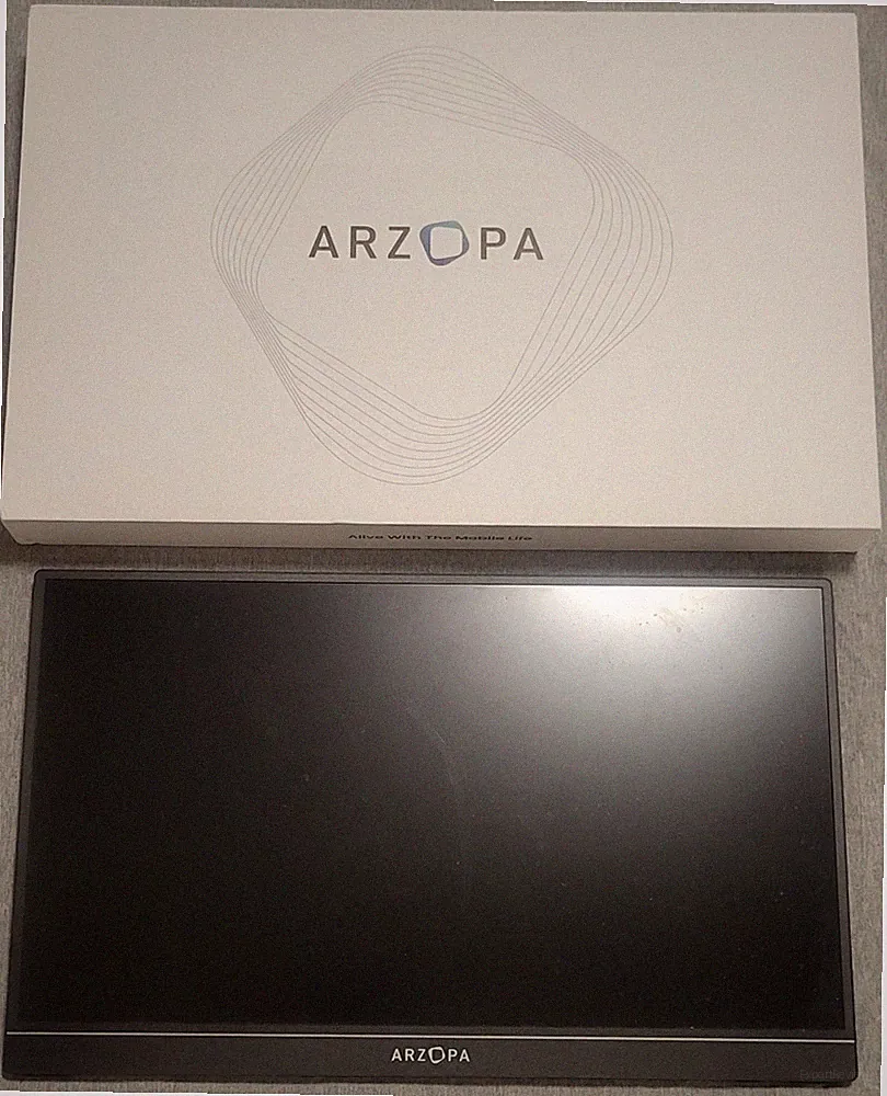 ARZOPA 16.1'' 144Hz Portable Gaming Monitor, 100% sRGB 1080P FHD Kickstand
