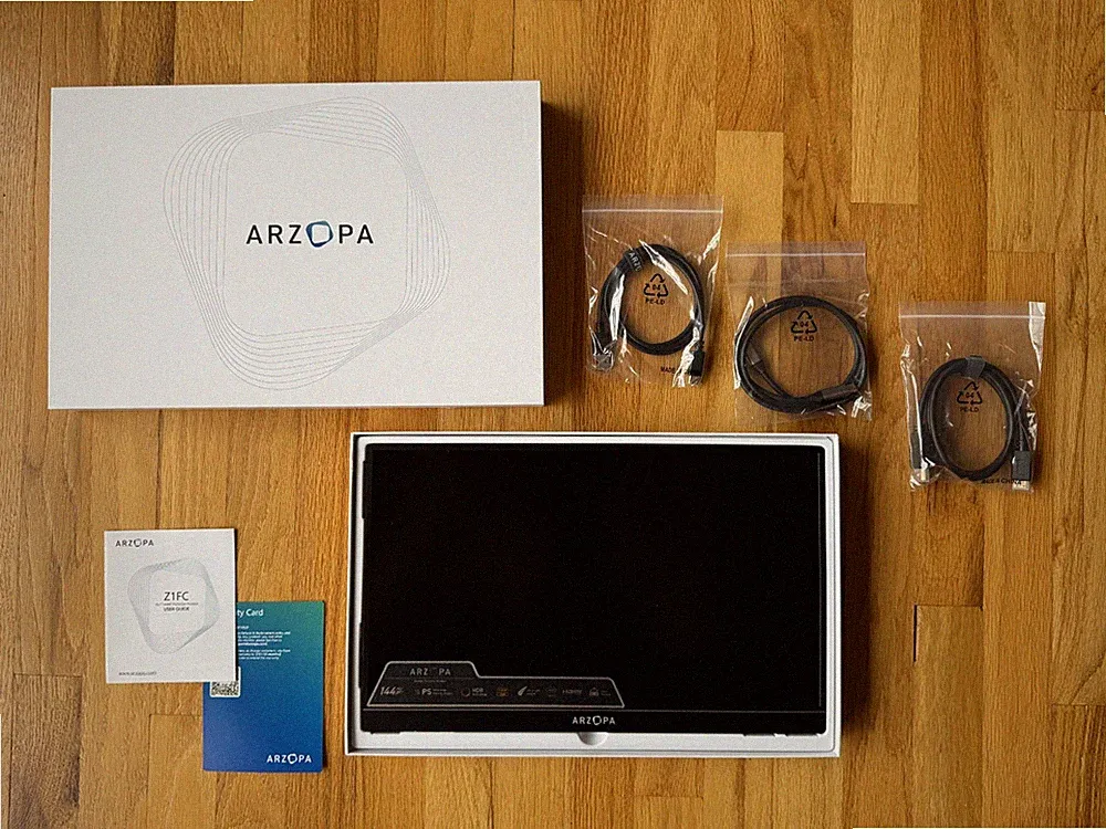 ARZOPA 16.1'' 144Hz Portable Gaming Monitor