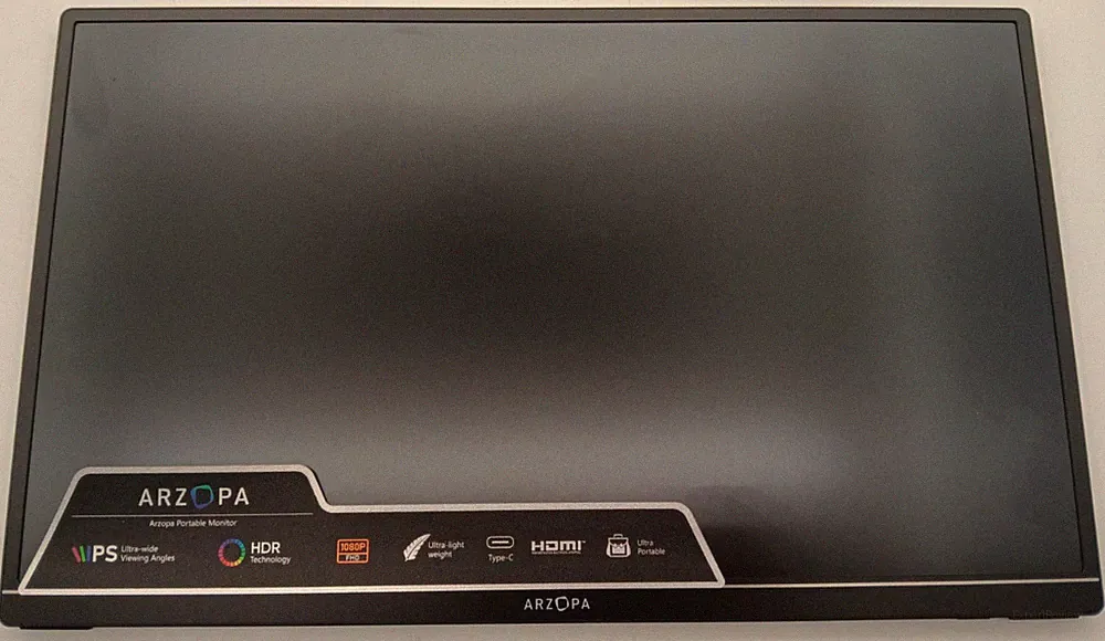 ARZOPA | PORTABLE MONITOR | 14" | A1S | BLACK | WITH STAND