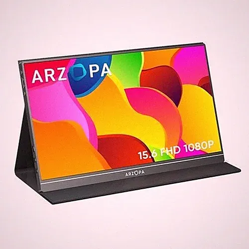 ARZOPA Portable Monitor – USB-C & HDMI – Includes Cables – Tested