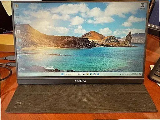 Arzopa S1 Table Black 15.6 In 1080P FHD IPS Ultra Wide Portable Monitor