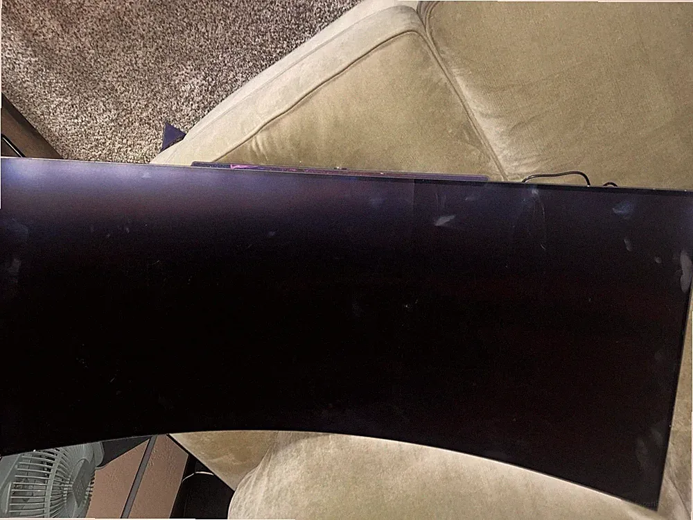 AS-IS LG 45GS95QE UltraGear OLED 45" Curved WQHD 240Hz Gaming Monitor BROKEN
