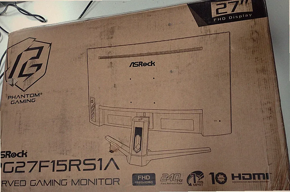 Asrock PG27F15RS1A Mntr Asrock 27" Fhd 240hz Pg27f15rs1a