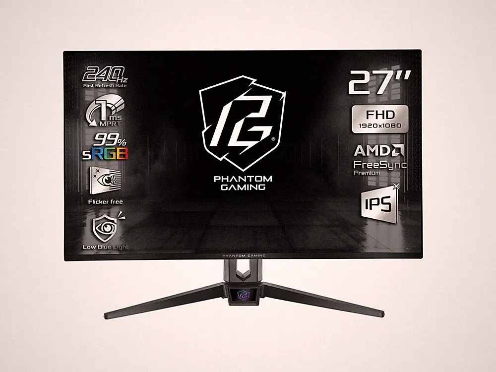 ASRock PG27FFS1A Phantom Gaming 27" FHD 240Hz IPS Monitor