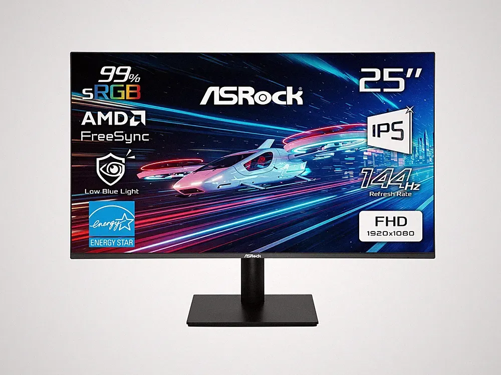 ASRock Phantom Gaming 25" (24.5" actual) Full HD 144Hz IPS with AMD FreeSync