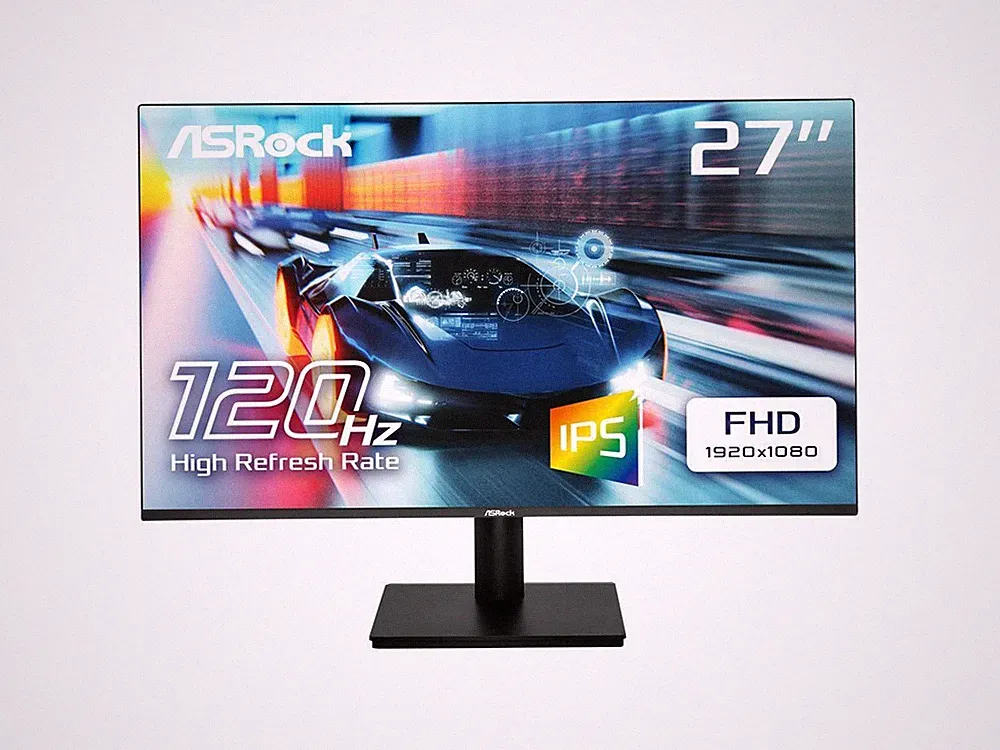 ASRock Phantom Gaming 27" inch Full HD 120Hz IPS 1ms low blue light LCD Gaming