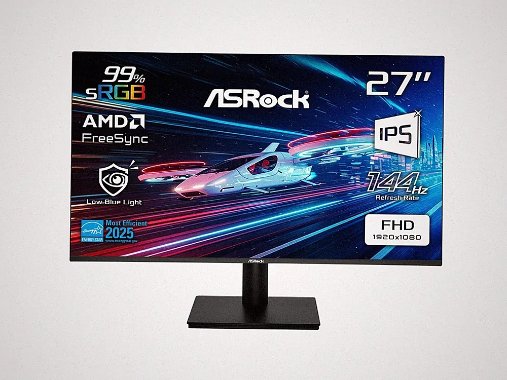 ASRock Phantom Gaming 27 inch Full HD 144Hz IPS with AMD FreeSync (Adaptive