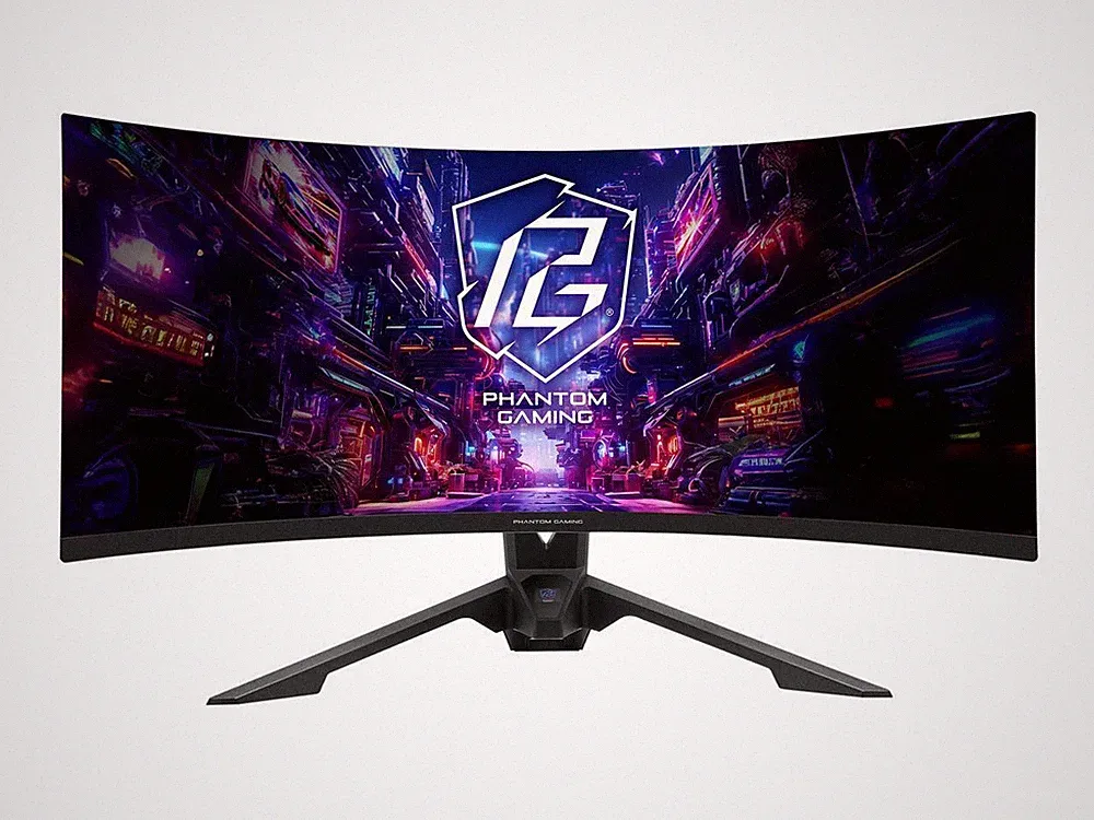 ASRock Phantom Gaming 34" 180 Hz VA WQHD Gaming Monitor FreeSync Premium (AMD Ad