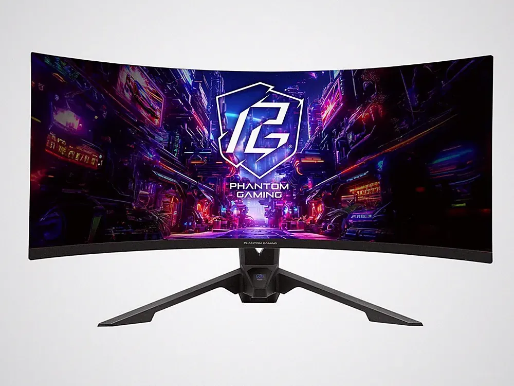 ASRock Phantom Gaming 34" 180 Hz VA WQHD Gaming Monitor FreeSync Premium (AMD