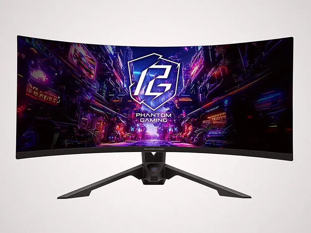 ASRock Phantom Gaming 34" 180Hz VA WQHD Gaming Monitor FreeSync Premium (AMD