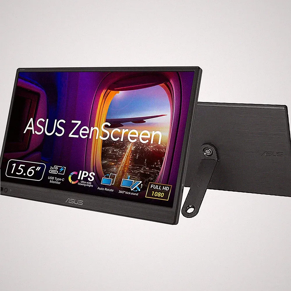 ASUS 16" ZenScreen Portable USB Monitor in Black - MB169CK