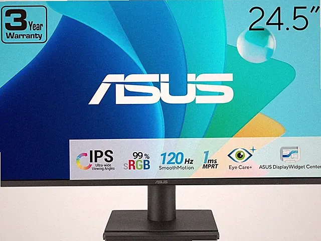 ASUS 25 inch (24.5" viewable) Full HD 120Hz IPS Adaptive-Sync 1ms, Computer Mon
