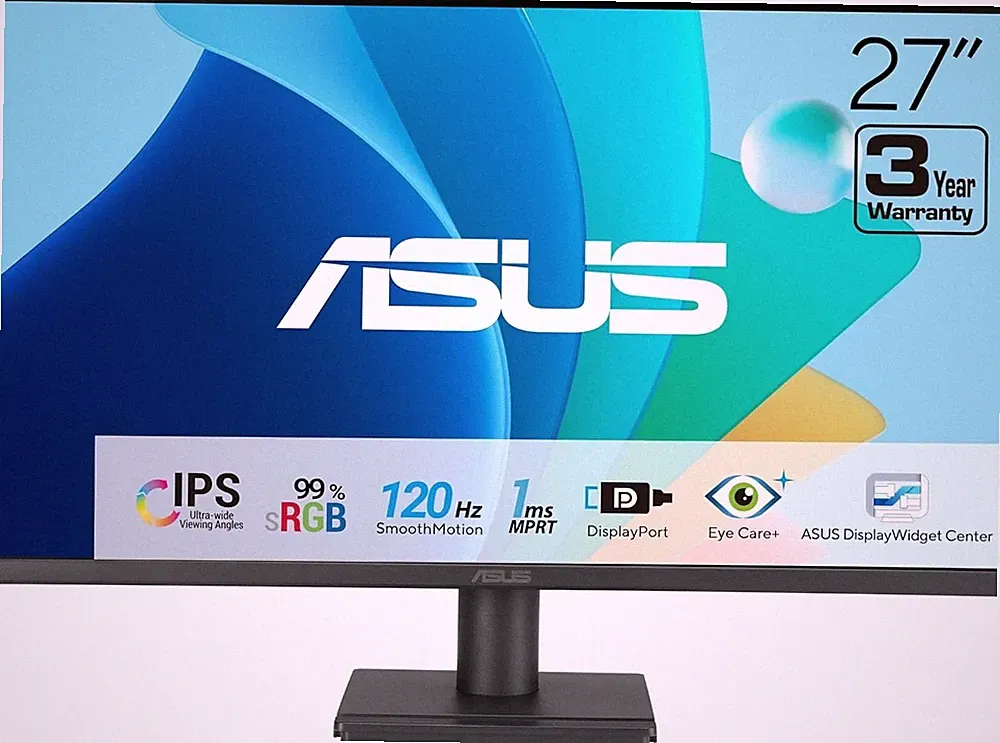 ASUS 27" IPS Full HD 120Hz 1ms Gaming Monitor VA279QG Eye Care HDMI DP VESA
