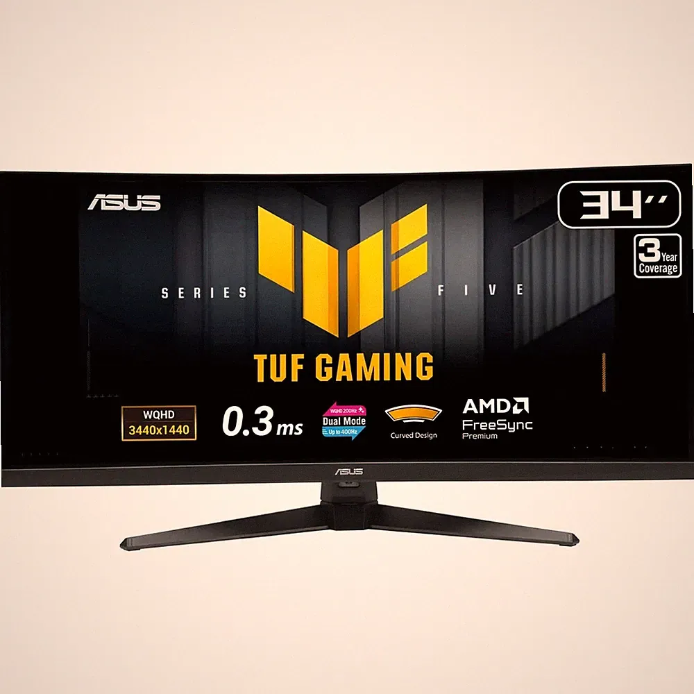 ASUS 34" QHD 200Hz Curved UltraWide Gaming Monitor VG34WQ5A