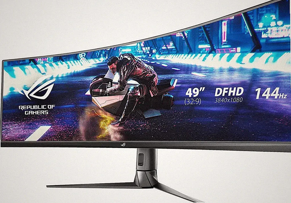 ASUS 49" ROG Strix Super Ultra-Wide HDR Curved Gaming Monitor Model XG49VQ