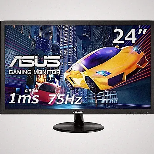 ASUS Gaming Monitor VP248H 24 inch/Full HD/1ms/75Hz/HDMI D-Sub/Blue Light