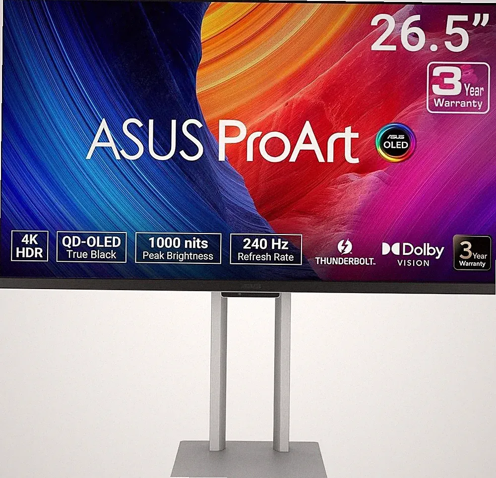 ASUS ProArt PA27UCDMR 26.5" OLED 4K HDR 240Hz Monitor Retails $1400 NIB