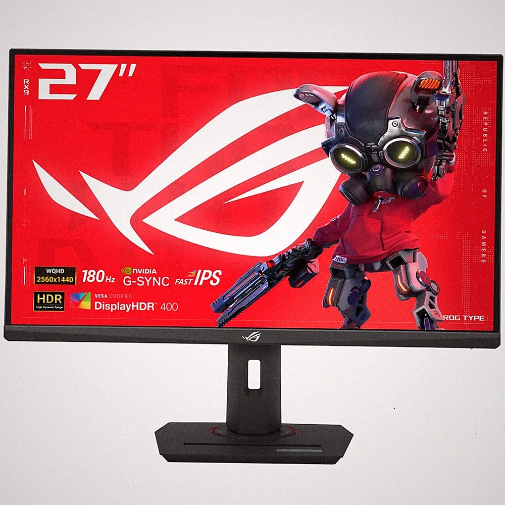 ASUS ROG 27" 1440p 180Hz 1ms IPS USB-C G-SYNC HDR Gaming Monitor