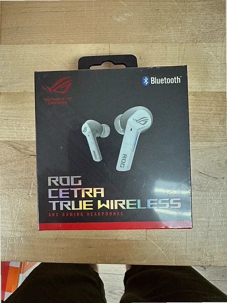 ASUS ROG Cetra True Wireless Gaming Headphones Bluetooth Moonlight White NEW