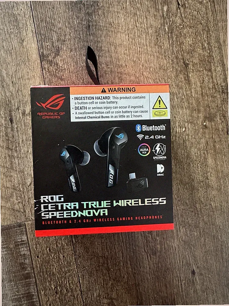 ASUS ROG Cetra True Wireless Speednova Gaming Earbuds - New