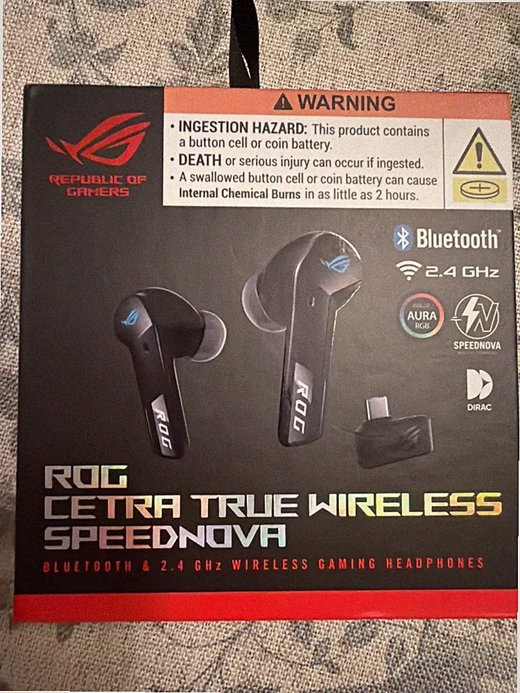 ASUS ROG Cetra True Wireless Speednova Gaming Earbuds 🔥Sealed🔥