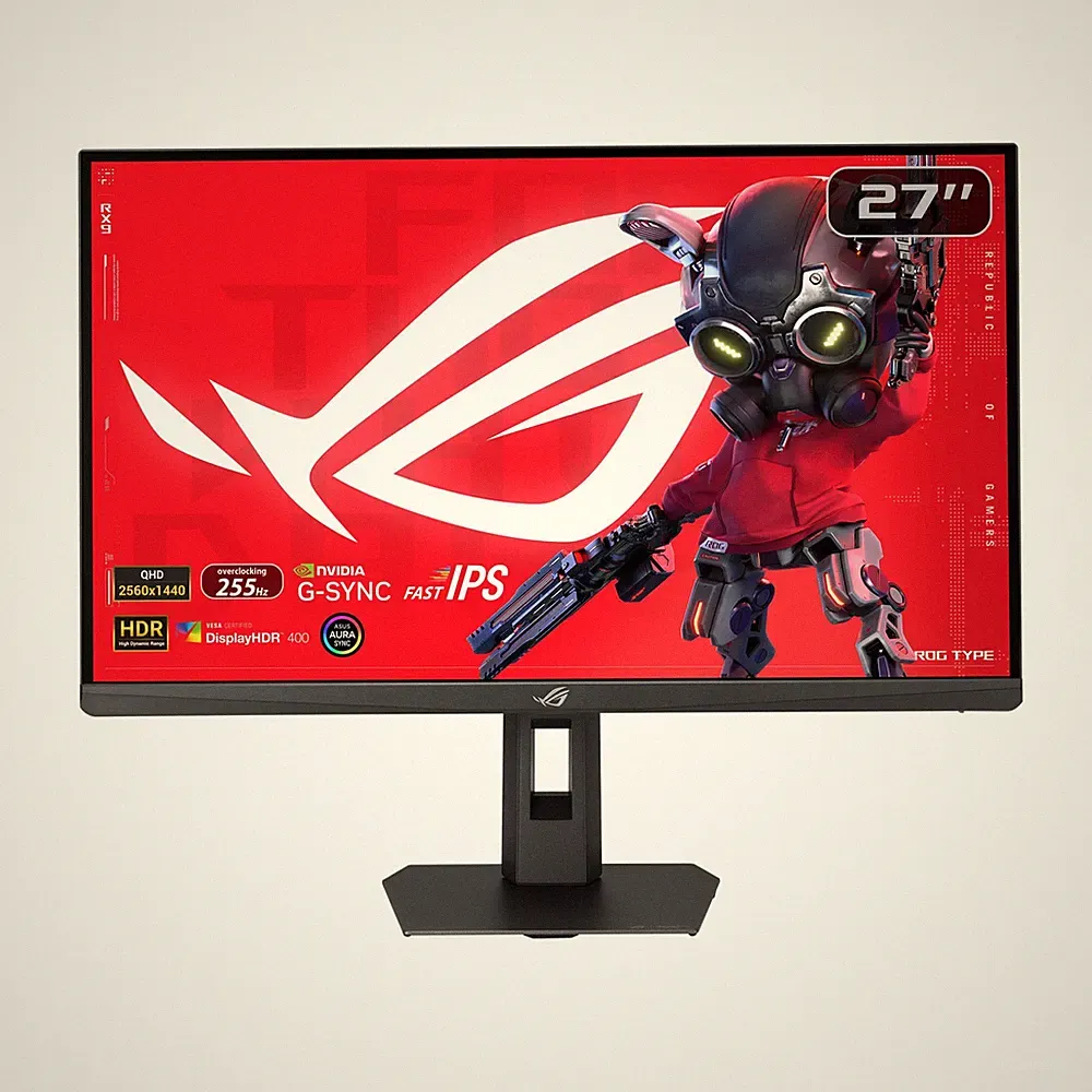 ASUS ROG Strix 27” 1440P HDR Gaming Monitor XG27ACMES – QHD 2560x1440, 255Hz,...