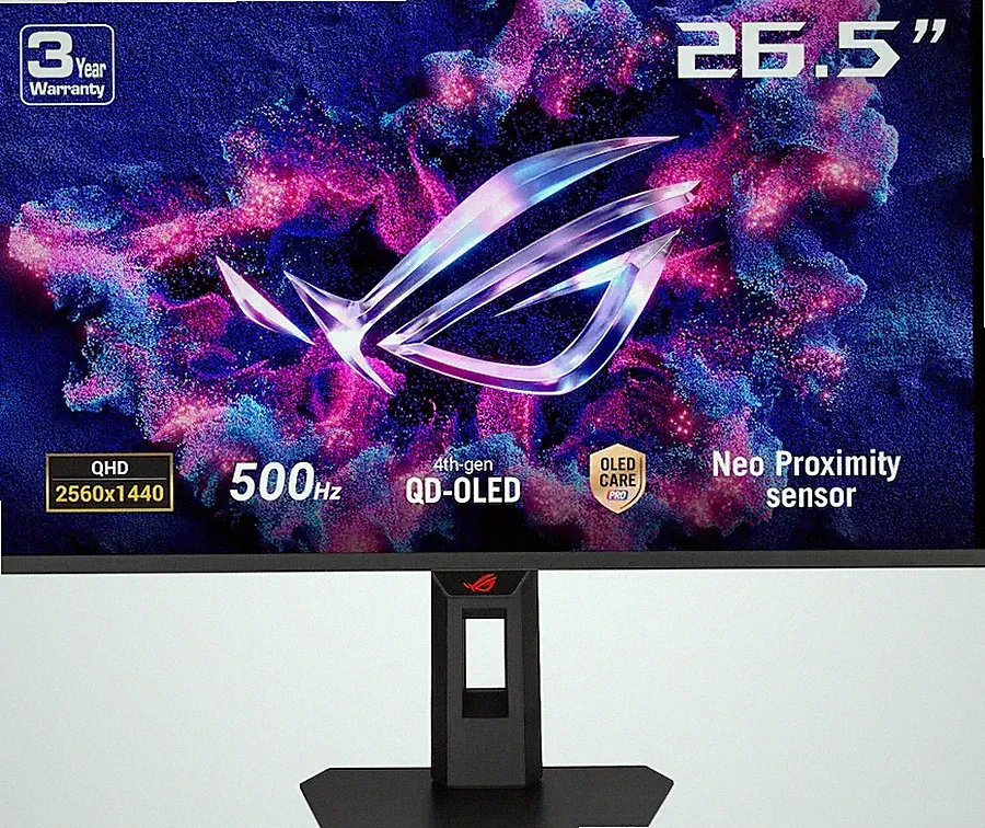 ASUS ROG Strix 27" 2K Gloss OLED 500Hz HDR TrueBlack500 GSYNC Monitor XG27AQDPG