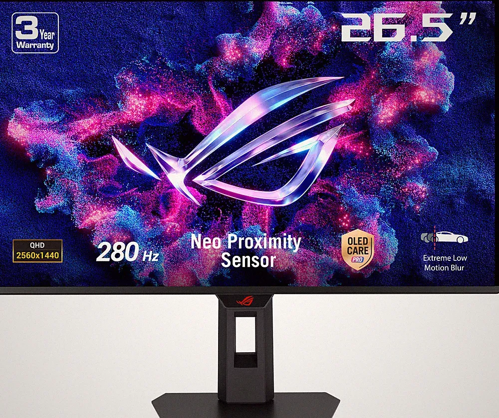 ASUS - ROG Strix 27" 2K OLED 280Hz 0.03ms Gaming Monitor with G-SYNC/FreeSync...