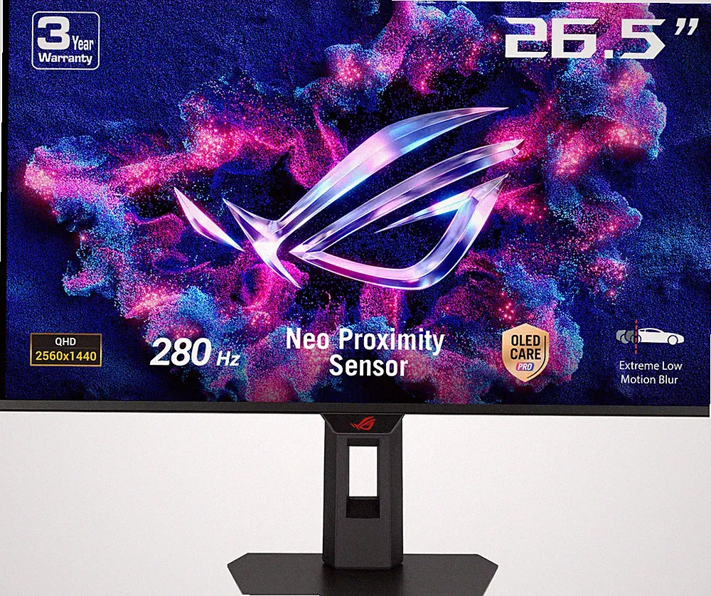 ASUS - ROG Strix 27" 2K OLED 280Hz 0.03ms Gaming Monitor with G-SYNC/FreeSync...