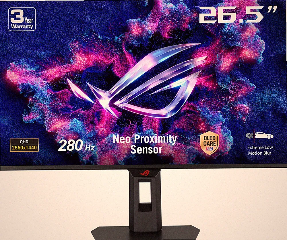 ASUS - ROG Strix 27" 2K OLED 280Hz 0.03ms Gaming Monitor with G-SYNC/FreeSync...