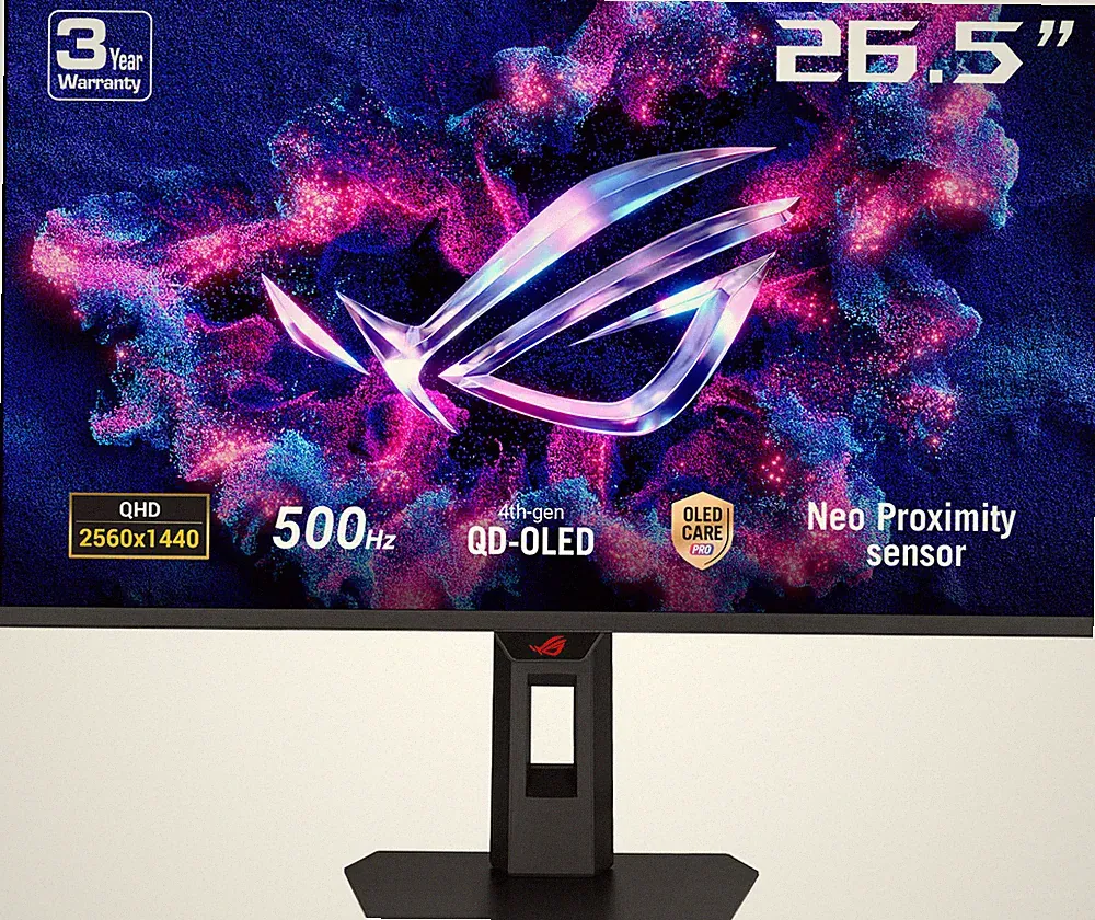 ASUS - ROG Strix 27" 2K OLED 500Hz 0.03ms Gaming Monitor with G-SYNC/FreeSync...
