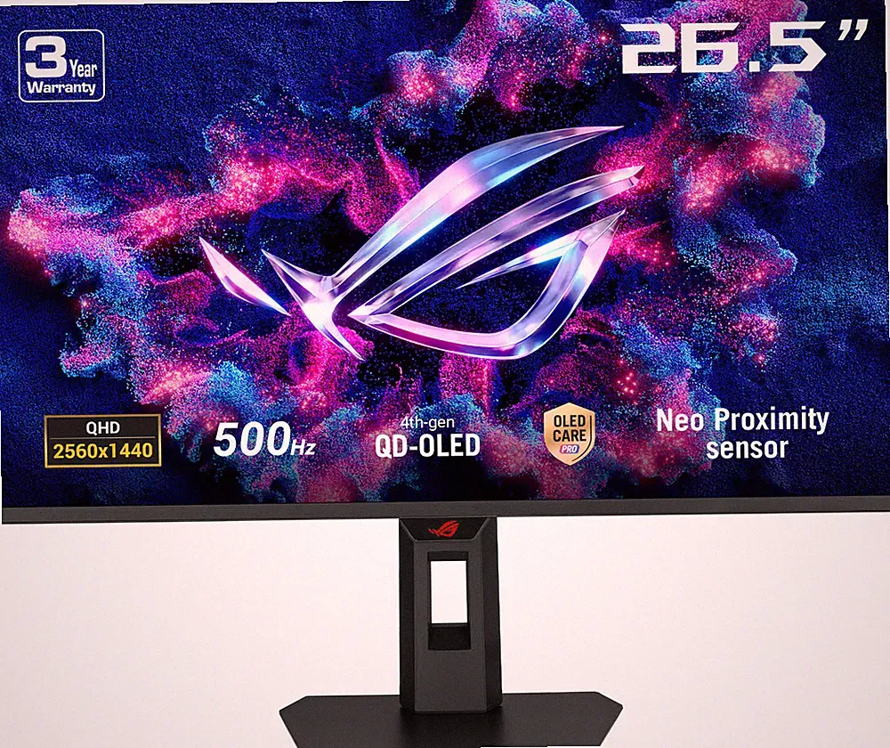 ASUS - ROG Strix 27" 2K OLED 500Hz 0.03ms Gaming Monitor with G-SYNC/FreeSync...