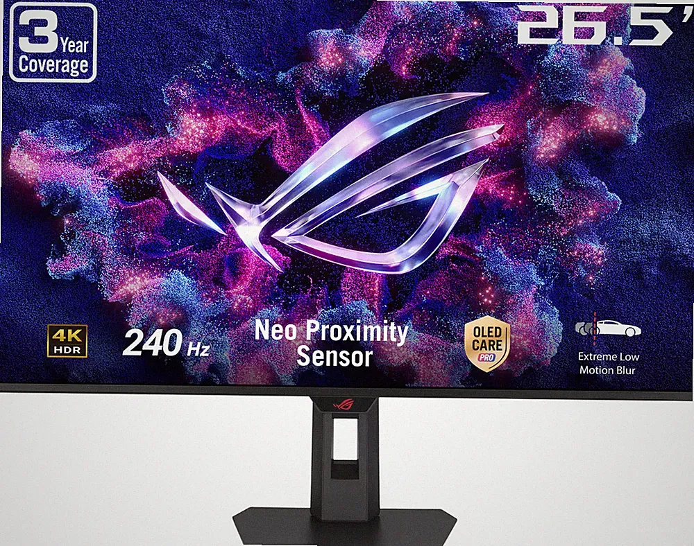 ASUS - ROG Strix 27" 4K OLED 240Hz 0.03ms Gaming Monitor with FreeSync Premiu...