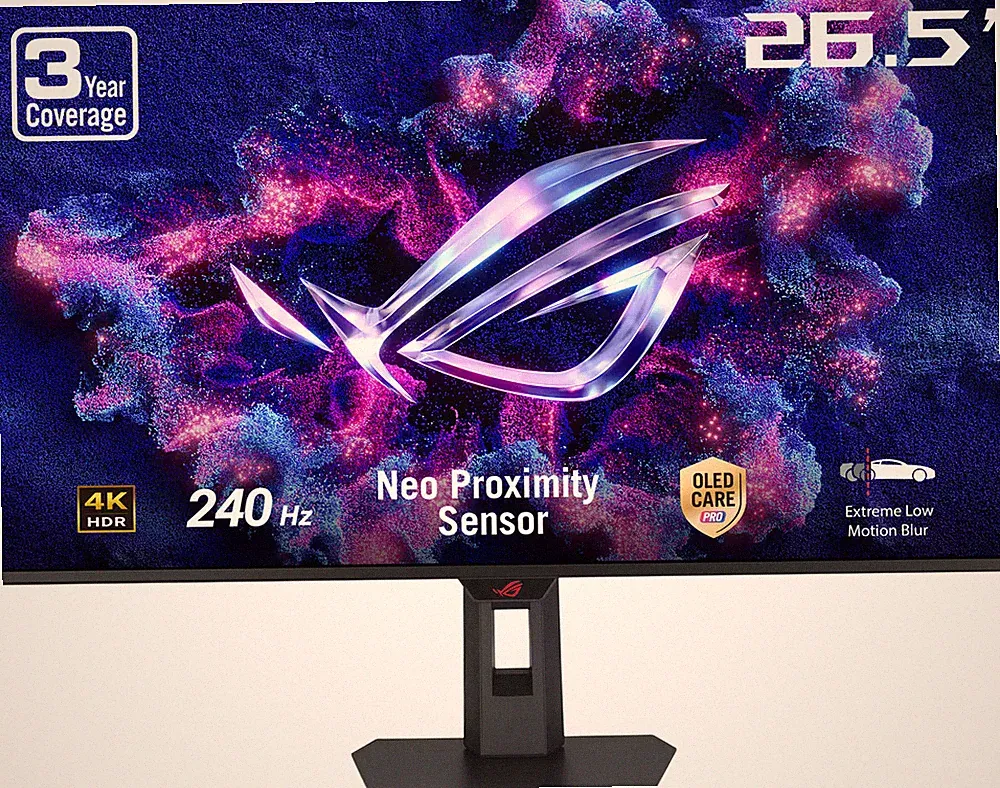 ASUS - ROG Strix 27" 4K OLED 240Hz 0.03ms Gaming Monitor with FreeSync Premiu...
