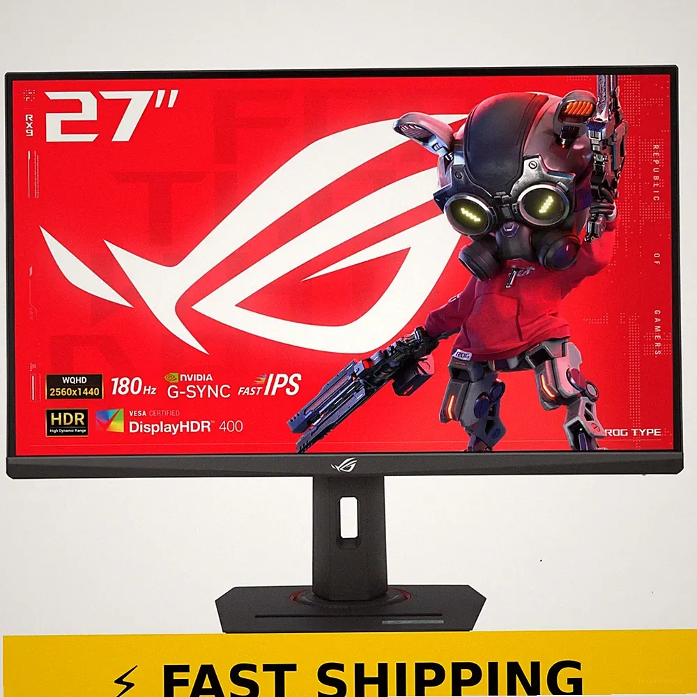ASUS ROG Strix 27” QHD Gaming Monitor - 180Hz, 1ms, USB-C