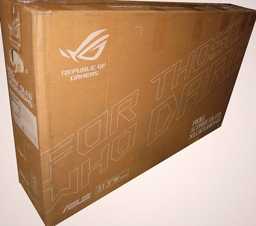 ASUS ROG Strix 32" 4K OLED 240Hz 0.03ms Gaming Monitor FreeSync Premium Pro HDR