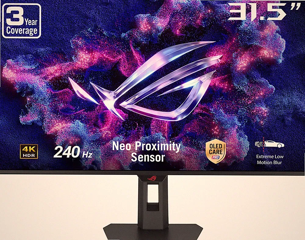 ASUS - ROG Strix 32" 4K OLED 240Hz 0.03ms Gaming Monitor with FreeSync Premiu...