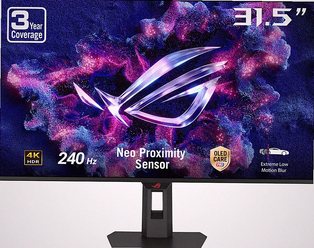 ASUS - ROG Strix 32" 4K OLED 240Hz 0.03ms Gaming Monitor with FreeSync Premiu...