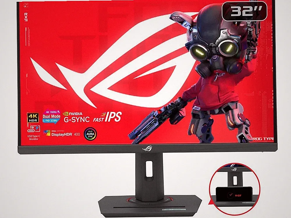 ASUS ROG Strix 32 inch Dual mode UHD 4K 160Hz Full HD 320Hz IPS G-SYNC