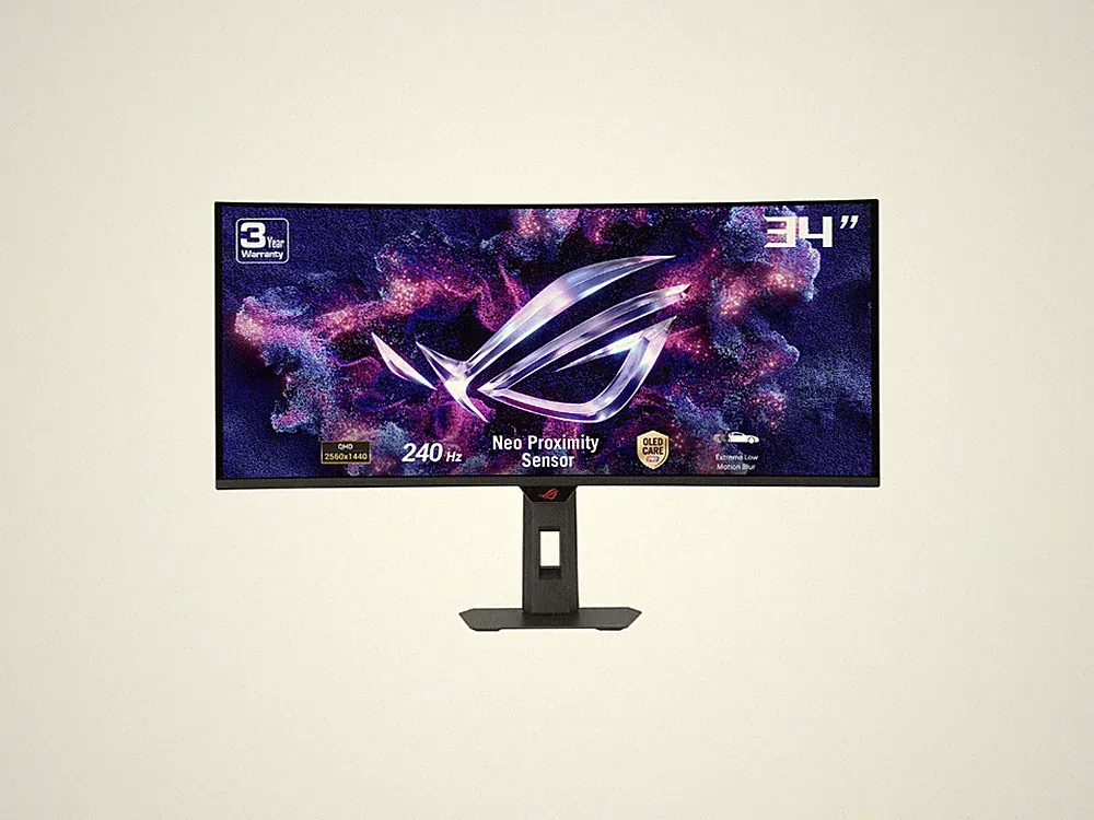ASUS ROG Strix 34 inch Ultrawide QHD 2K 1440P 240Hz, AMD FreeSync Premium Pro &