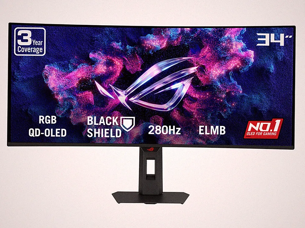 ASUS ROG Strix 34 inch UltraWide QHD 2K 1440P 280Hz G-Sync Compatible HDR500 0.