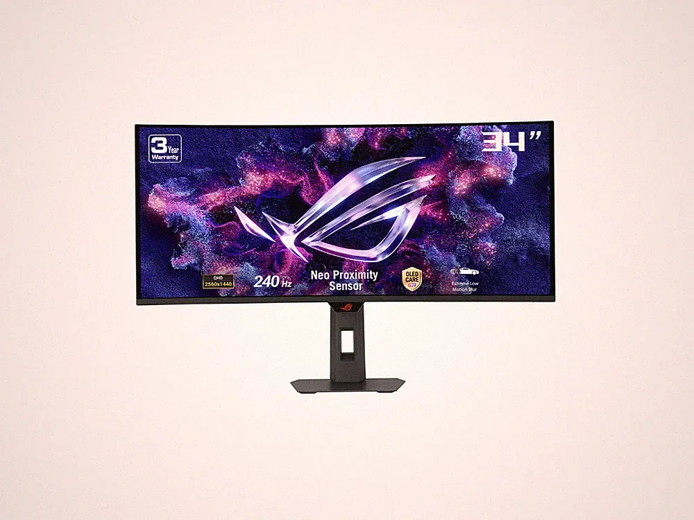 ASUS ROG Strix 34'' OLED Curved Ultrawide Gaming Monitor (XG34WCDMTG) - 240Hz, 0