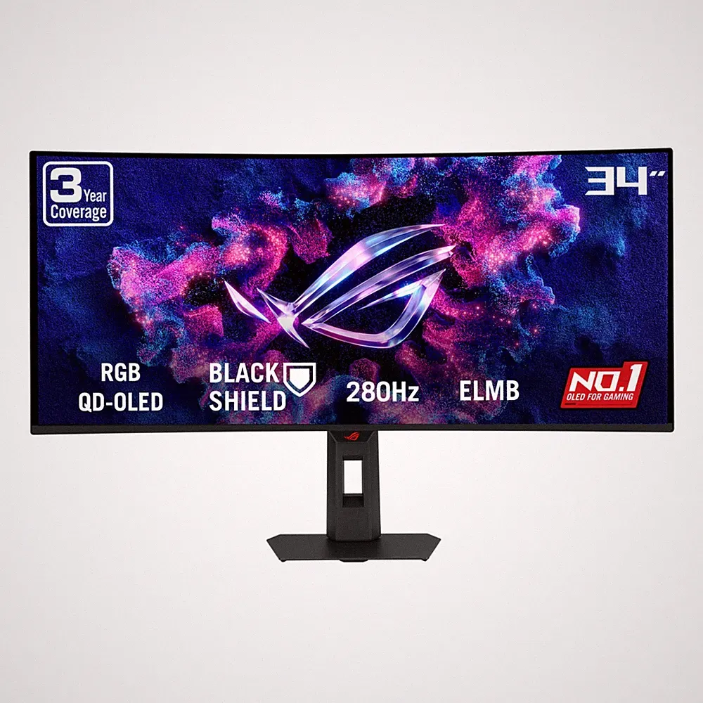 ASUS ROG Strix OLED 34" UWQHD 0.03ms (GTG) Anti-Reflection Curved Gaming Monitor