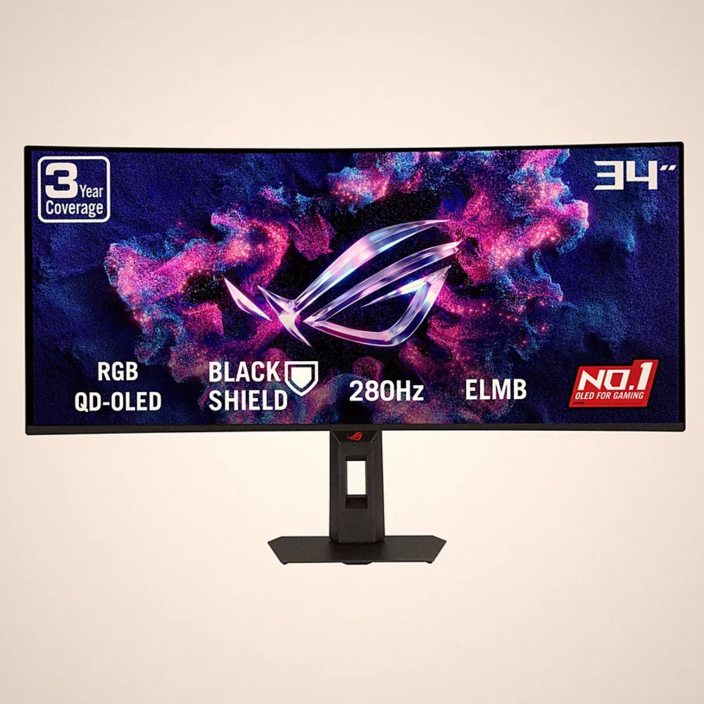 ASUS ROG Strix OLED 34" UWQHD 0.03ms (GTG) Anti-Reflection Curved Gaming Monitor