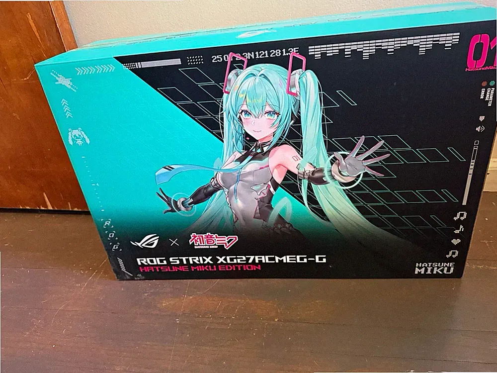 ASUS ROG Strix XG27ACMEG-G Hatsune Miku 27in 270Hz 1440p 1ms HDR